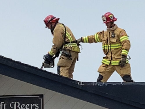 MBFD Fights Blaze in Old Elevator Shaft