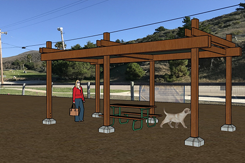 Cayucos Dog Park- From Humble Beginnings  and Humble Still By Debbie Black