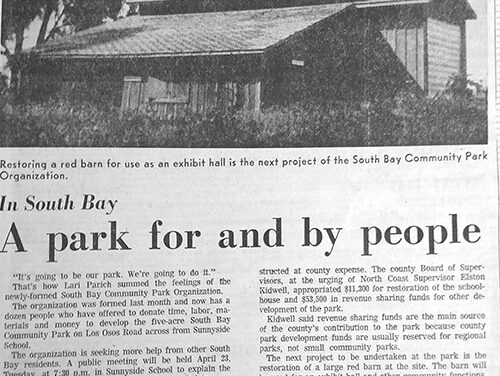 WANTED — Los Osos Red Barn Information