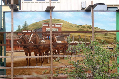 Delivery Made on Restored Cayucos Mural