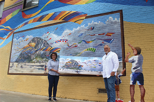 New Mural a Colorful Tribute to Kite Festival