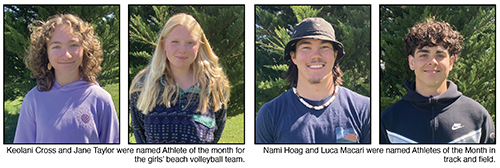 ix Honored as Athletes of the Month