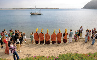 Tibetan Monks Visit Morro Bay