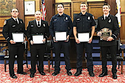 Masons Honor Firefighters