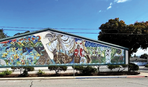 Morro Bay Library Mural Restored