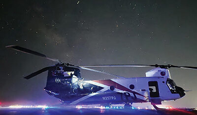 County Fire Welcomes Firefighting Helicopter