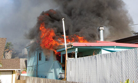 House Destroyed by Fire in Los Osos