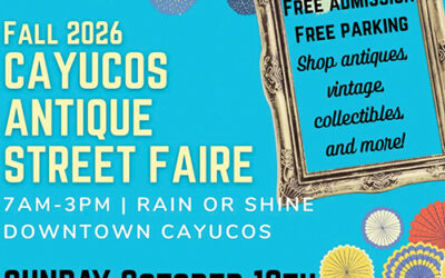 Cayucos Chamber to Host Fall Antique Street Faire