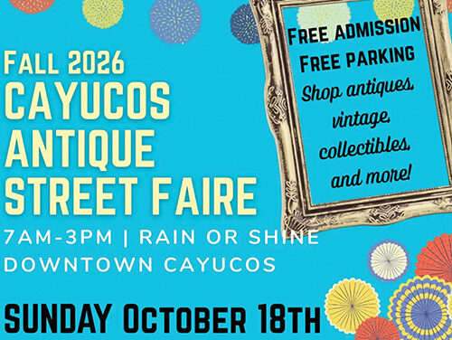 Cayucos Chamber to Host Fall Antique Street Faire